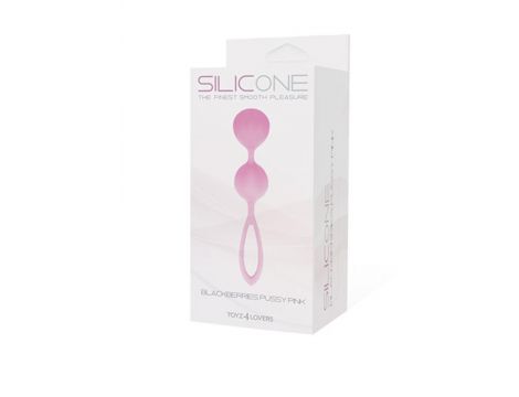 Kulki-PALLINE BLACKBERRIES PUSSY SILICONE PINK - 2
