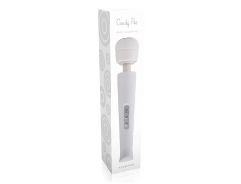 Stymulator-MASSAGGIATORE CANDY PIE WAND WHITE - 2