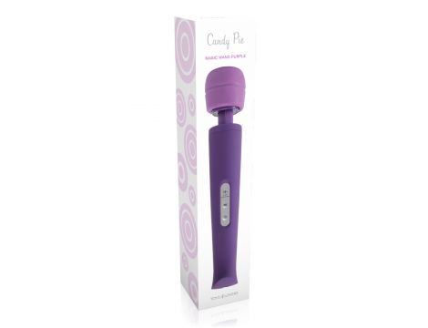 Stymulator-MASSAGGIATORE CANDY PIE WAND PURPLE - 3