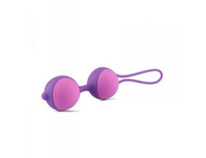Kulki-Palline Vaginali Bi-Balls Double Purple