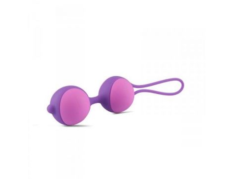 Kulki-Palline Vaginali Bi-Balls Double Purple