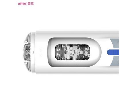 Masturbator wibrujący Leten A380 biały USB 31 cm