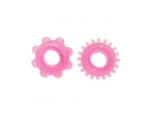 Kit di 2 anelli fallici flessibili Timeless Magic Nubs