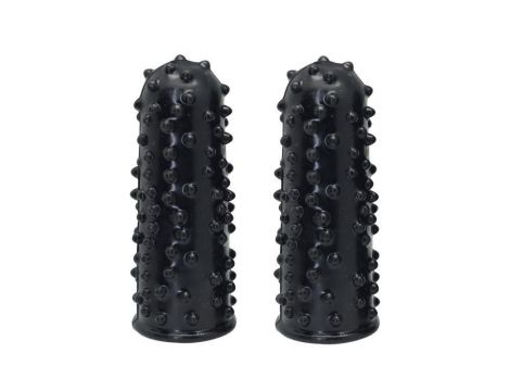 Nakładki na palce TPE Toyz4lovers czarne 7,6 cm - 3