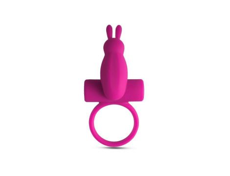 Pierścień wibrujący Toyz4lovers z króliczkiem różowy 10 cm