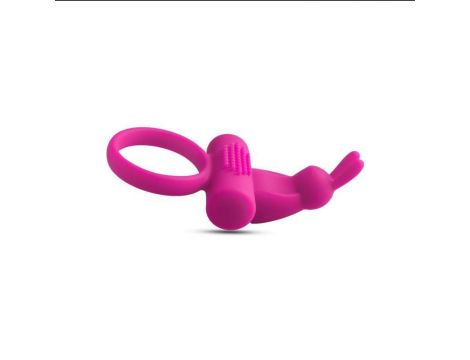 Pierścień wibrujący Toyz4lovers z króliczkiem różowy 10 cm - 5