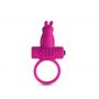 Pierścień wibrujący Toyz4lovers z króliczkiem różowy 10 cm - 4