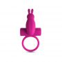 Pierścień wibrujący Toyz4lovers z króliczkiem różowy 10 cm - 2