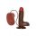 Wibrator-REALISTIC VIBRATOR REAL RAPTURE BROWN 6