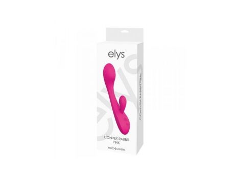 Wibrator-VIBRATORE RABBIT ELYS - CONVEX RABBIT PINK - 5