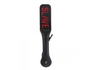 Packa Double Spank Paddle Slave Toyz4lovers skórzana czarna
