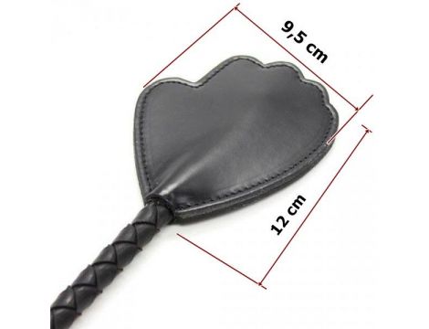 Pejcz skórzany Frustino Toyz4lovers w kształcie dłoni czarny - 3
