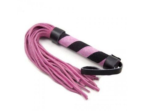 Pejcz ze skóry Line Whip Toyz4lovers różowy - 3