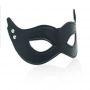 Maska BDSM z ekoskóry Toyz4lovers czarna 22 cm - 3