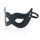 Maska BDSM z ekoskóry Toyz4lovers czarna 22 cm