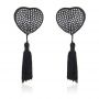 Heart shine nipples tassels (argento) - 3