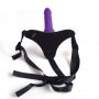Regulowany strap on z realistycznym dildo Toyz4lovers fioletowy 14 cm - 5