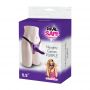 Regulowany strap on z realistycznym dildo Toyz4lovers fioletowy 14 cm - 7