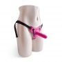 Cintura regolabile strap-on Pink con fallo realistico - 8