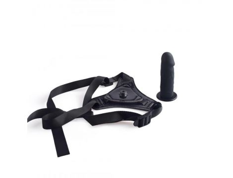 Cintura strap-on con fallo realistico Black Toyz4Lovers - 2