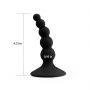 Lure me Beaded Anal Plug Black - 3