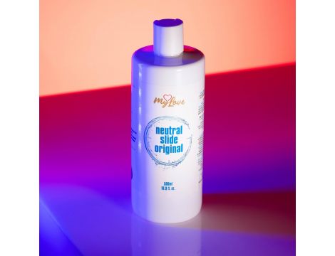 Żel intymny neutralny bezzapachowy MyLove Slide Original 500 ml - 5