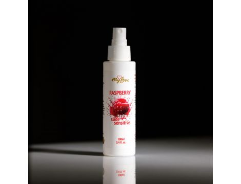 Żel intymny smakowy malinowy MyLove Taste Slide Sensitive 100 ml - 5