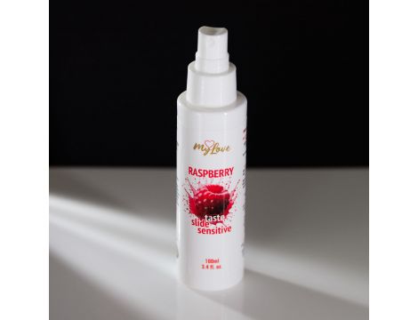 Żel intymny smakowy malinowy MyLove Taste Slide Sensitive 100 ml - 6