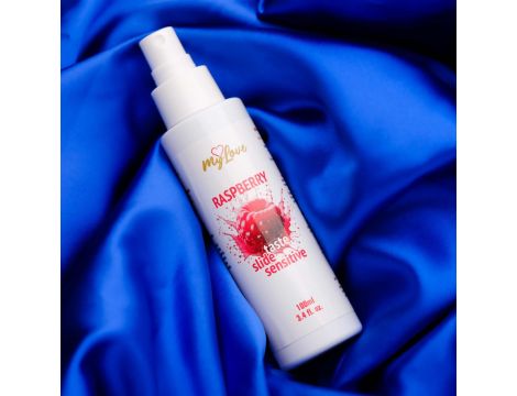 Żel intymny smakowy malinowy MyLove Taste Slide Sensitive 100 ml - 7