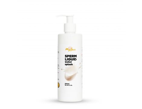 Żel intymny MyLove imitujący spermę biały 300 ml - 4