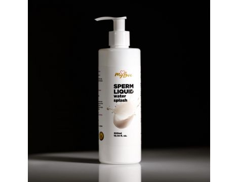 Żel intymny MyLove imitujący spermę biały 300 ml - 2