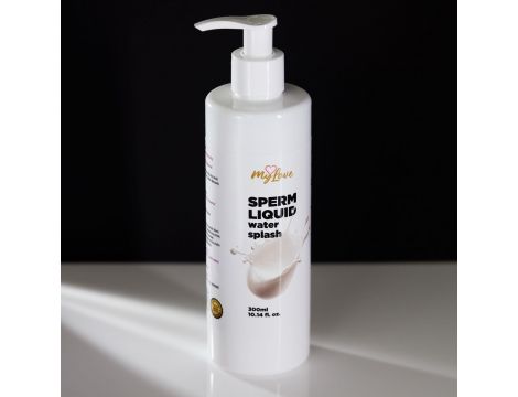 Żel intymny MyLove imitujący spermę biały 300 ml - 8