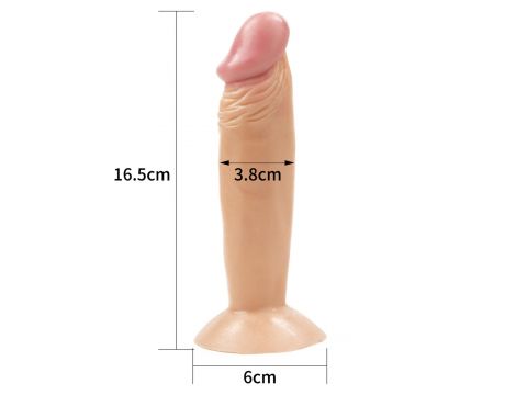 6"" Enduro Blaster Realistic Dong Flesh - 7