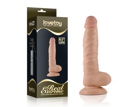 8.5"" Real Extreme Dildo Flesh - 6