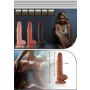 8.5"" Real Extreme Dildo Flesh - 3