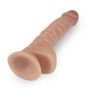 8.5"" Real Extreme Dildo Flesh - 6
