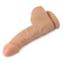 9"" Real Extreme Dildo Flesh - 5