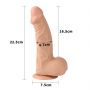9"" Real Extreme Dildo Flesh - 6
