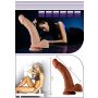8.5"" Real Extreme Dildo Flesh - 8
