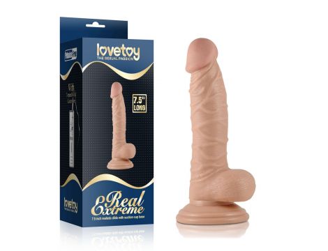 7.5"" Real Extreme Dildo Flesh - 7