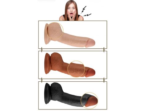 7"" Real Extreme Dildo Flesh - 8