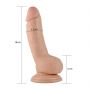 7"" Real Extreme Dildo Flesh - 8