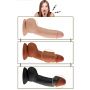 7"" Real Extreme Dildo Flesh - 9