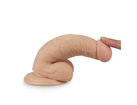 7"" Real Extreme Dildo Flesh - 2