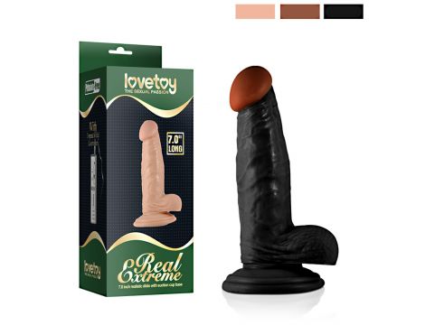 7"" Real Extreme Dildo Flesh - 4