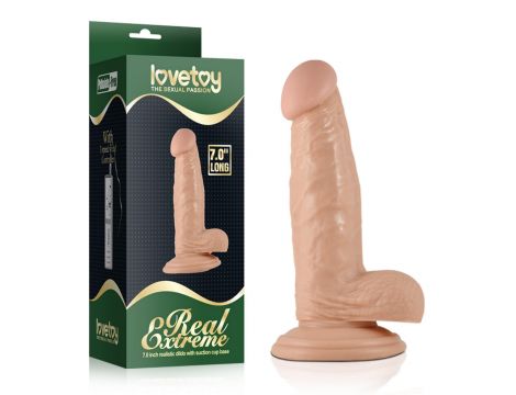 7"" Real Extreme Dildo Flesh - 7