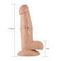 7"" Real Extreme Dildo Flesh - 4