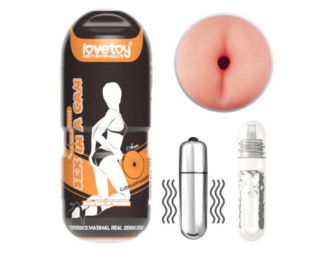 Sex In A Can Anus Lotus Tunnel - Vibrating - 4