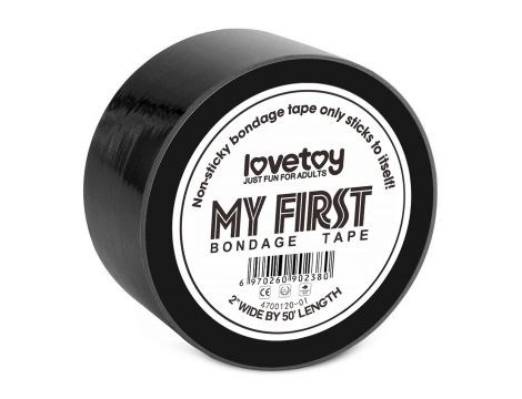 My First Non Sticky Bondage Tape Black - 2