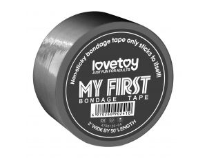 My First Non Sticky Bondage Tape Grey